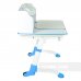 Комплект подростковая парта для школы Amare II Blue + ортопедическое кресло SST10 Blue FunDesk