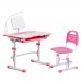 Комплект растущая парта Cubby Fressia Pink + детский стул FunDesk SST3L Pink
