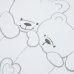 Пеленальный матрац Mioobaby детский большой (жесткий), Cuddle Bears pink stripes (BG-210-005)