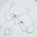 Пеленальний матрац Mioobaby дитячий малий Cuddle Bear (жорсткий), blu dots (BG-200-002)