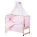 Дитяче ліжко Qvatro Ellite AE-08 рожевий (ведмедик сидить із серцем)