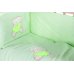 Дитяче ліжко Qvatro Ellite AE-08 аплікація Салатовий (ведмедик сидить із салатовим серцем)