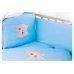 Дитяче ліжко Qvatro Ellite AE-08 аплікація Блакитний (мордочка ведмедика штопанна)