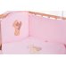Дитяче ліжко Qvatro Ellite AE-08 аплікація Рожевий (ведмедик стоїть із серцем)