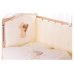 Дитяче ліжко Qvatro Gold AG-08 аплікація Бежевий (ведмедик стоїть із серцем)