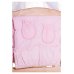Детская постель Qvatro Gold AG-08 апликация Розовый (мишка мордочка штопанная)