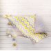Плед-конверт утепленный серо-желтый зигзаг