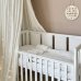 Комплект постельного белья для новорождённого "Мозайка" Velvet молочный