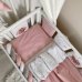 Комплект постельного белья для новорождённого "Мозайка" Пионы