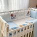 Комплект постільної білизни для новонародженої дитини Baby Teddy, колір блакитний