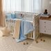 Комплект постельного белья для новорождённого Baby Teddy, цвет голубой