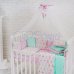 Балдахин Baby Design белый с розовым