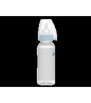 Бутылка 250 мл (мальчик) + соска ортодонтическая, антиколикова, силикон (от 0до6) M средний поток