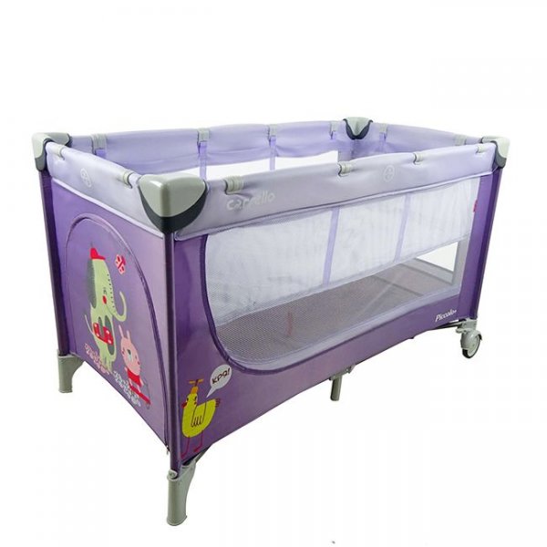 Манеж-кровать CARRELLO Piccolo+ CRL-9201 Purple