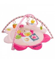 Килимок розвиваючий Baby Mix Кролики 45511, рожевий