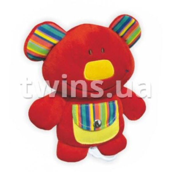 Плюшевая подвеска музыкальная Baby Mix TE-8146 Мишка TE-8146 красный, red, красный