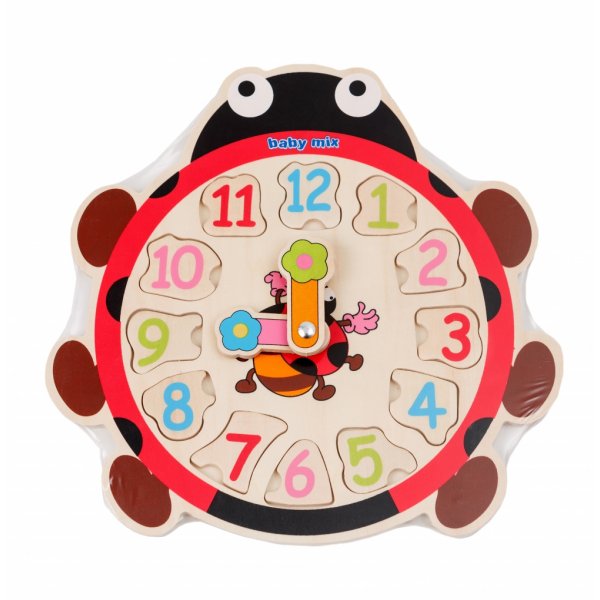 Дерев'яний годинник Бедрік Baby Mix TP-52096 TP-52096, multicolor, мультиколір