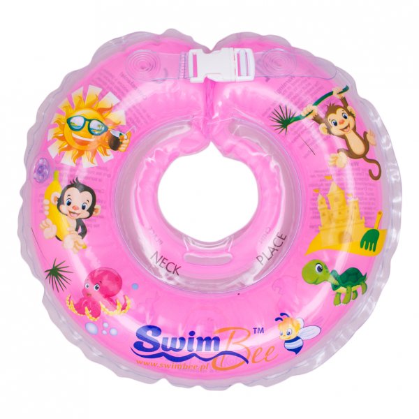 Круг для купания SwimBee 1111-SB-06, розового цвета