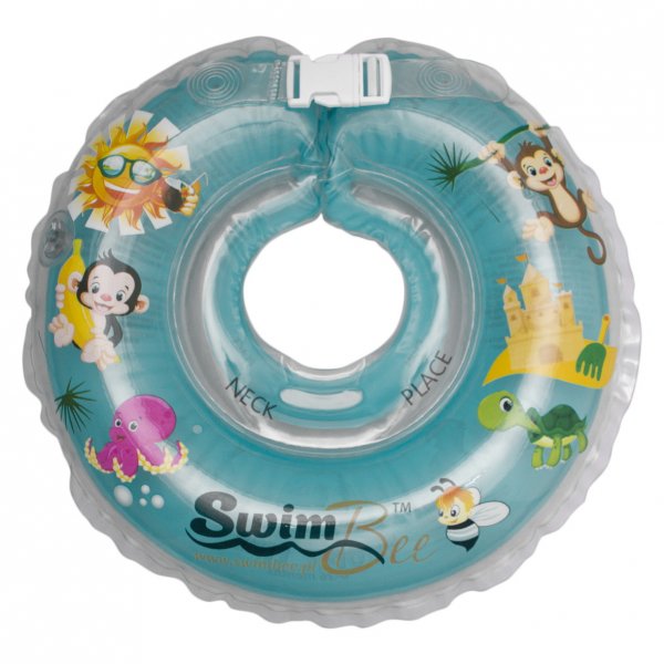 Круг для купания SwimBee 1111-SB-07, бирюзового цвета
