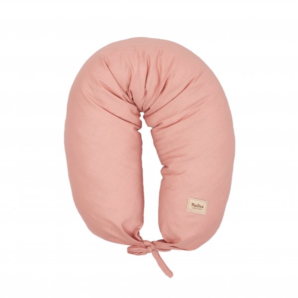 Подушка для беременных Twins Linen, powder pink, пудра