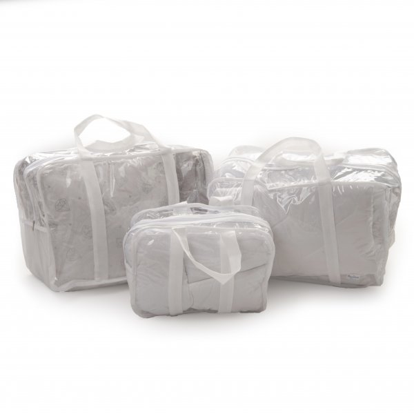 Набор сумок в родильный Twins 8000-3ел-10 grey, серый