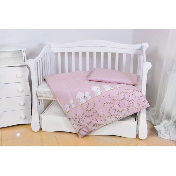 Змінне ліжко Twins Sweet 3 ел SW-016 Umka pink