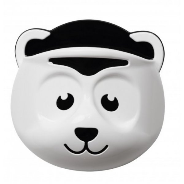 Кошик для іграшок Maltex Panda 6205_98, white/black, білий/чорний
