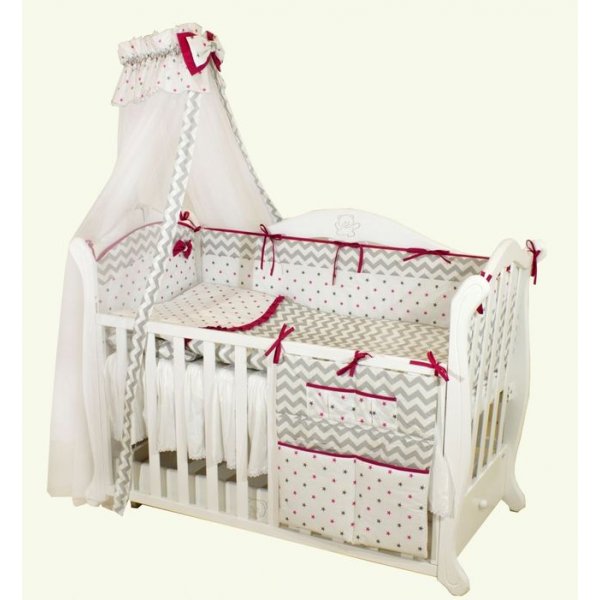 Детская постель Twins Premium Zigzag P-015
