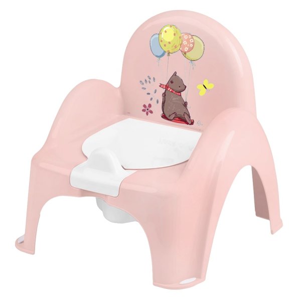 Горшок кресло Tega PO-073 Лесная сказка музыкальный PO-073-107, pink, светло розовый