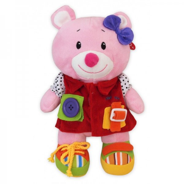 Плюшевая игрушка Baby Mix TE-9823-25 ​​Мишка TE-9823-25 ​​C, pink, розовый