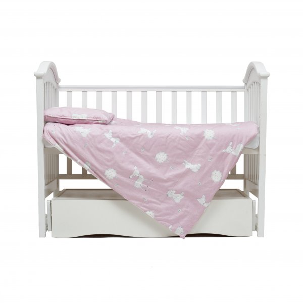Сменная постель 3 эл Twins Satin Limited, pink, розовый