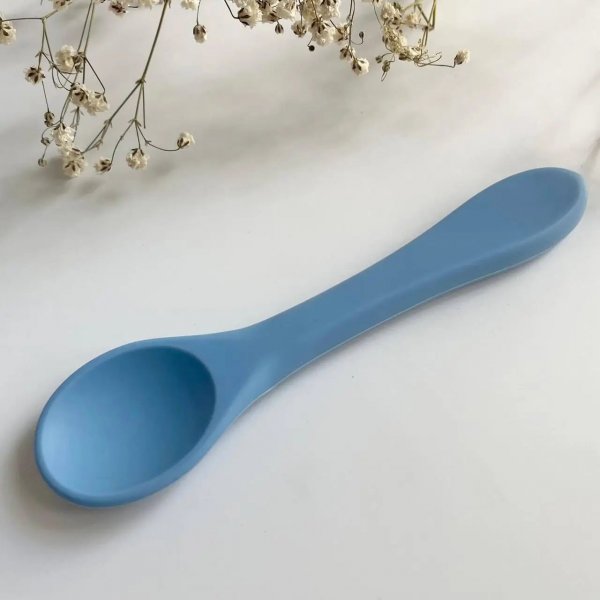Ложка силиконовая Twins Spoon TS-03-04, blue, синий