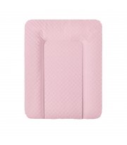 Пеленальний матрац Cebababy 50x70 Caro Premium line W-143-079-129, pink nude, рожевий дим