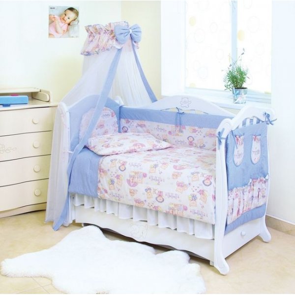 Дитяче ліжко Twins Standart Пухнасті ведмедики С-015