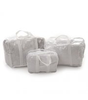 Набор сумок в родильный Twins 8000-3ел-01, white, белый