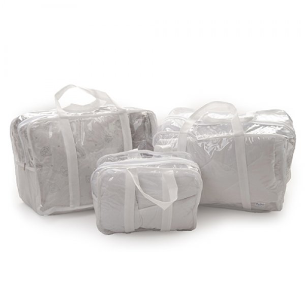 Набор сумок в родильный Twins 8000-3ел-01, white, белый