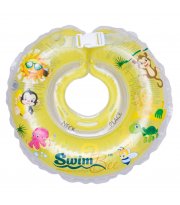 Круг для купания SwimBee 1111-SB-02, желтого цвета
