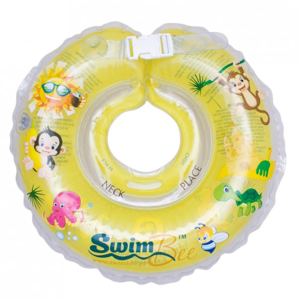 Круг для купания SwimBee 1111-SB-02, желтого цвета