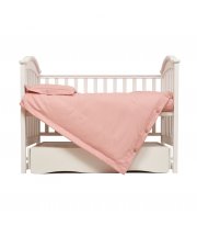 Сменная постель 3 эл. Twins Linen 3030-TL-24, powder pink, пудра