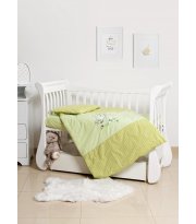 Змінне ліжко 3 ел Twins Limited 3099-TL-005, Dog & cat green, зелений