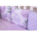Постельный комплект Baby Veres "Lilac Peonies" (6ед) - сменная постель молочная/белая (+780)