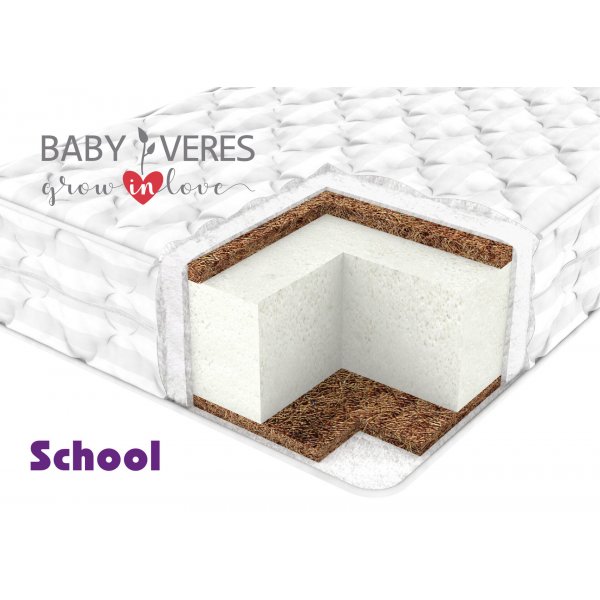Матрац Baby Veres School (підлітковий матрац 14 см.) - 200х180х14см - 14 см