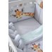 Постельный комплект Baby Veres "Giraffe New" (6ед.) - сменная постель молочная/белая (+780)