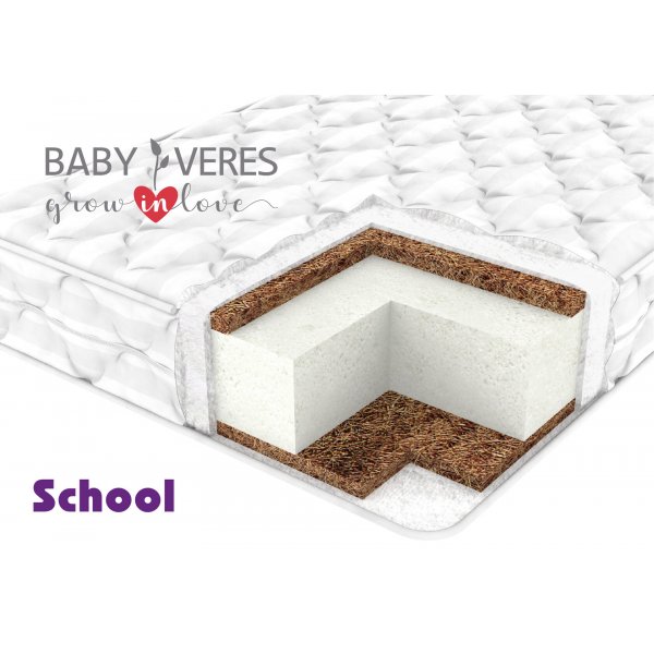 Матрас Baby Veres School (подростковый матрас 10 см.) – 200х160х10см – 10 см.