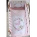 Постельный комплект Baby Veres "Flamingo pink New" (6ед.) - сменный постельный комплект универсальный розовый 3 ед. 110*90 (+780грн.)
