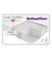 Матрас Baby Veres "Hollowfiber" 10, шт - 10 см - 120х60х10см