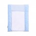 Повивальный матрас Baby Veres (50*70) "Velour Medium blue" - без сменной пеленки