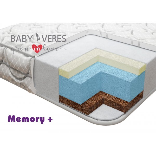 Матрац Baby Veres Memory+ (підлітковий матрац 18см) - 190х90х18см - 18 см