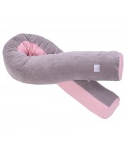 Подушка для кормления Baby Veres "Comfort Long Velour taupe-rose" 170*52