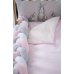 Постельный комплект Baby Veres "Summer Bunny pink New" (6ед.) - сменный постельный комплект универсальный голубой 3 ед. 110*90 (+780грн.)